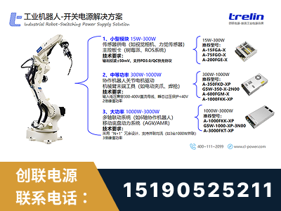 日照-工业机器人-开关电源解决方案